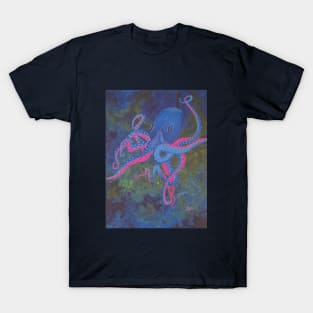 Octopus design - from my original acrylic painting sea creatures T-Shirt